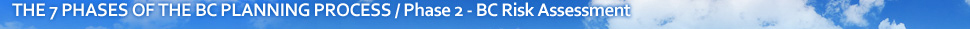 The 7 Phases of the BCP Process / Phase 2 - BC Risk Assessment 